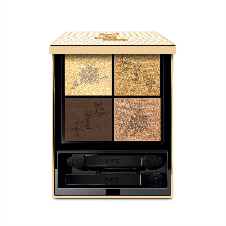 YSL 24年聖誕限定四色眼影盤#24 GOLDEN LACE 4×1g