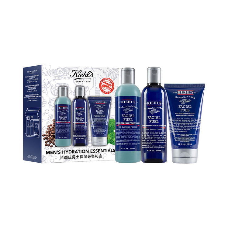 Kiehl's Men's Essential Moisturizing Gift Box 250ml + 250ml + 125ml