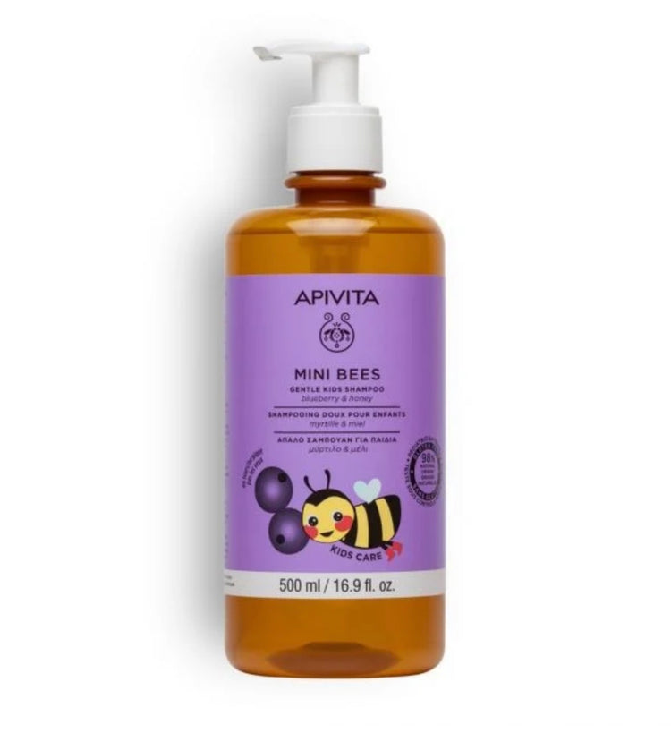 Apivita Mini Bees 藍莓蜂蜜兒童洗髮水 500ml