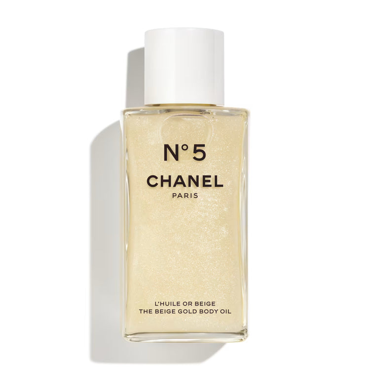 Chanel 24聖誕限定 N°5米色金護膚油250ml